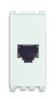 19321.B Розетка штеккер rj12 6/7, белая Vimar Arke