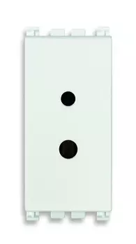 19331.B Розетка 2p 6a 24v поляризованная, белая Vimar Arke