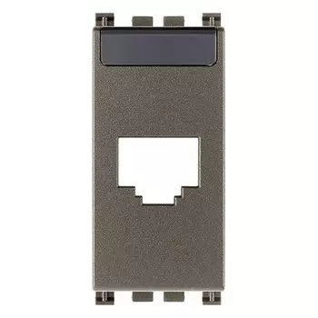 19338.C.M Адаптер rj45 amp avaya, metall Vimar Arke