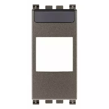 19341.C.M Адаптер rj45 infra+, metall Vimar Arke