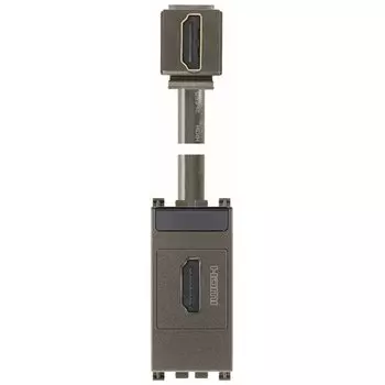 19346.H.M Розетка hdmi, Metall Vimar Arke