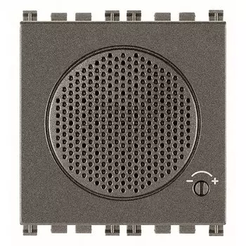 19380.M Звонок электронный 12v, Metall Vimar Arke