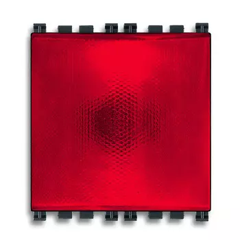 19387.R Табло призматическое красная, серое Vimar Arke