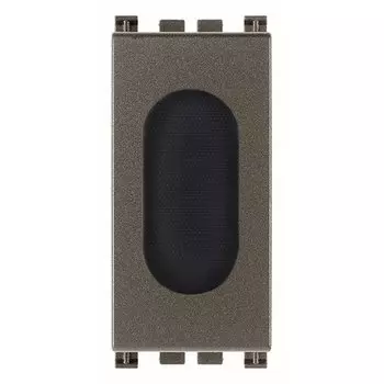 19388.M Табло двойное нейтральное, Metall Vimar Arke