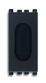 19388 Табло двойное нейтральное, серое Vimar Arke