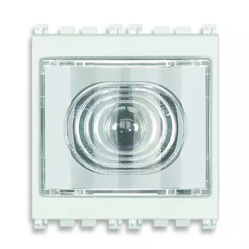 19395.B Переносная лампа + розетка с зарядным устройством 230v, белая Vimar Arke