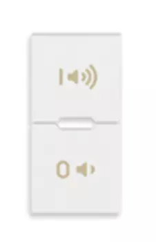 19531.24.B Клавиша 1м символ on/of, белая Vimar Arke