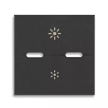 19532.25 Клавиша на 2 модуля с символом "регулирование" для универсальных регуляторов, серая Vimar Arke