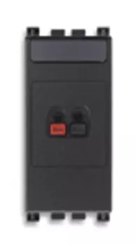 19583 Соединитель громкоговорителя, серый Vimar Arke