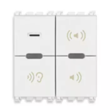 19586.B Микрофон, белый Vimar Arke