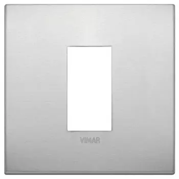 19641.15 Рамка Arke Classic Натуральный алюминий 1 модуль Vimar