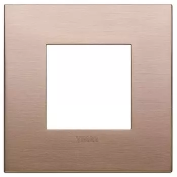 19642.11 Рамка Arke Classic Обработанная щеткой медь 2 модуль Vimar