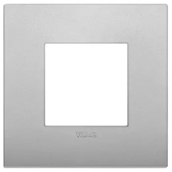 19642.79 Рамка Arke Classic Серебро матовое 2 модуля Vimar