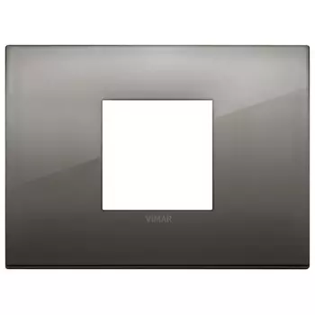 19652.09 Рамка Arke Classic Хром черный 2 модуля Vimar