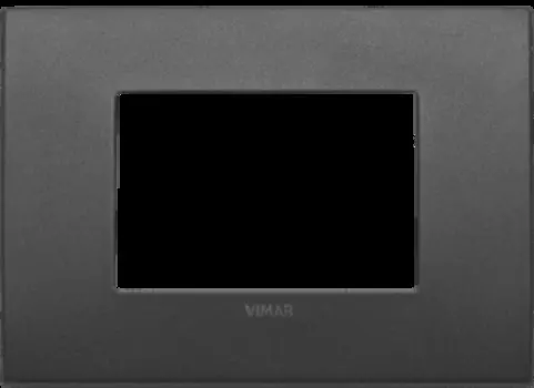 19653.01 Рамка Arke Classic Графит матовый 3-модульная Vimar