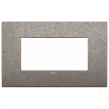 19654.04 Рамка Arke Classic Титан матовый 4 модуля Vimar