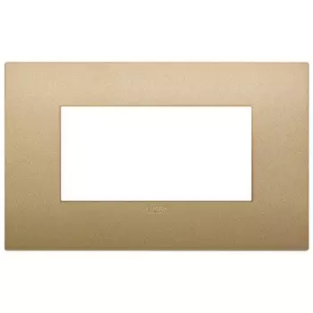 19654.78 Рамка Arke Classic Золото матовое 4 модуля Vimar