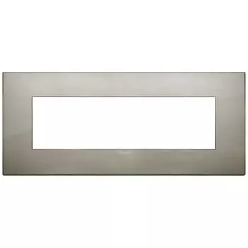 19657.08 Рамка Arke Classic Сталь матовая 7 модулей Vimar