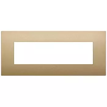 19657.78 Рамка Arke Classic Золото матовое 7 модулей Vimar