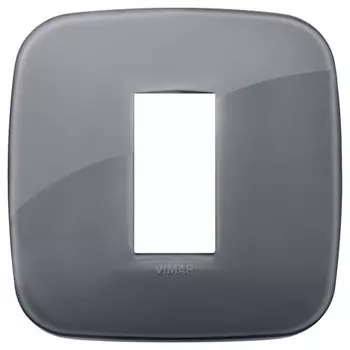 19671.61 Рамка Arke Round Дымчато-серый 1 модуль Vimar