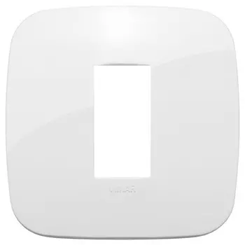 19671.84 Рамка Arke Round Белый 1 модуль Vimar