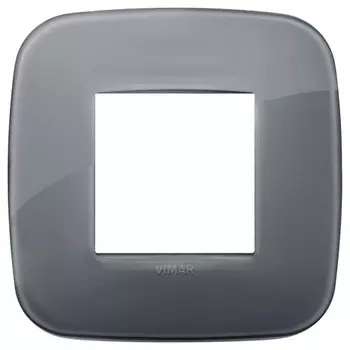 19672.61 Рамка Arke Round Дымчато-серый 2 модуля Vimar