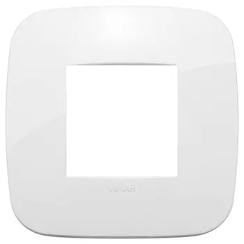 19672.84 Рамка Arke Round Белый 2 модуля Vimar