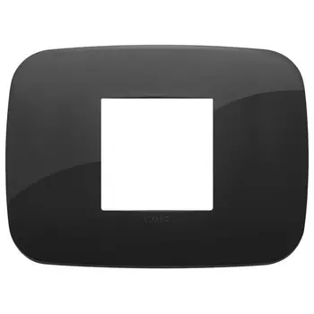 19682.81 Рамка Arke Round Черный 2 модуля Vimar