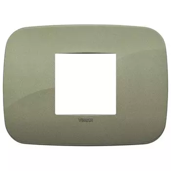 19682.87 Рамка Arke Round Зеленый 2 модуля Vimar