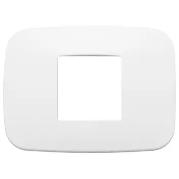 19682.B26 Рамка Arke Round Полярный матовый (с белой диафрагмой) 3 модуля Vimar