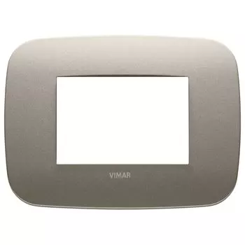 19683.13 Рамка Arke Round Шампань матовый 3 модуля Vimar