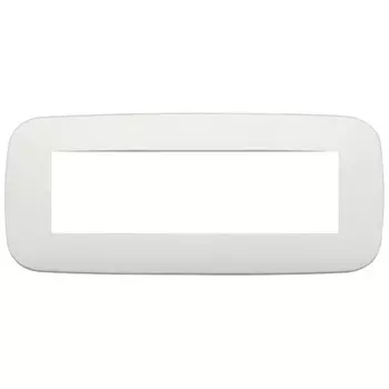 19687.25 Рамка Arke Round Жемчужный матовый 7 модулей Vimar