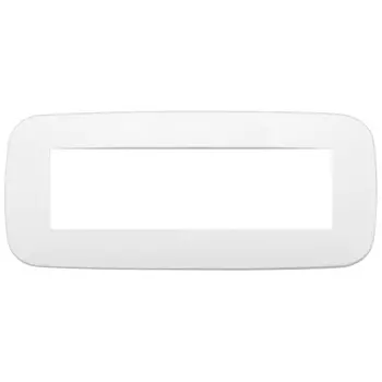 19687.26 Рамка Arke Round Полярный матовый 7 модулей Vimar