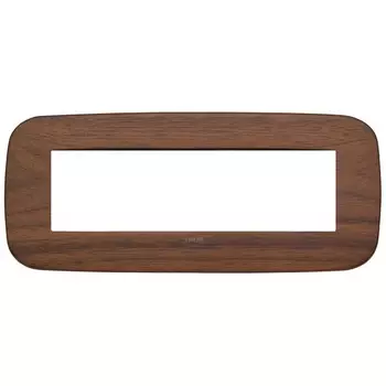 19687.51 Рамка Arke Round Орех 7 модулей Vimar