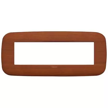 19687.52 Рамка Arke Round вишня 7 модулей Vimar