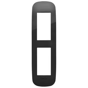 19697.81 Рамка Arke Round Черный 2 модуля Vimar