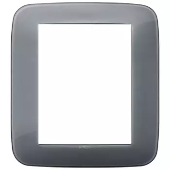 19698.61 Рамка Arke Round Дымчато-серый 8 модулей Vimar