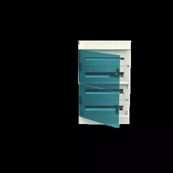 1SLM004100A1210 Шкаф в нишу Mistral41 72М зеленая дверь (без клемм) Mistral41 ABB