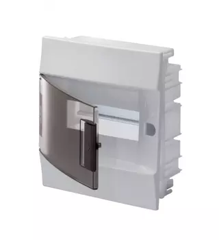 1SLM004101A2202 Шкаф в нишу Mistral41 8М прозрачная дверь (c клемм) Mistral41 ABB