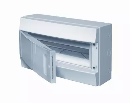 1SPE007717F9976 Шкаф настенный Mistral41 18М непрозрачная дверь (с клемм) Mistral41 ABB