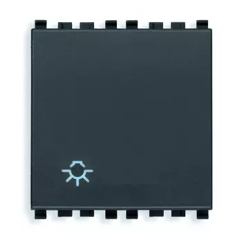 20008.2.L Кнопка 1p no 10a 2м с символом "лампа" Vimar Eikon