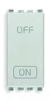 20016.N Выключатель 2p 20ax, серебро матовое Vimar Eikon