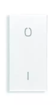 20021.99.B Клавиша на 1 модуль символом "o i", белая Vimar Eikon