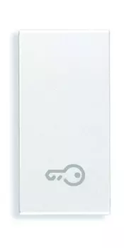 20021.P.B Клавиша на 1 модуль символом "ключ", белая Vimar Eikon