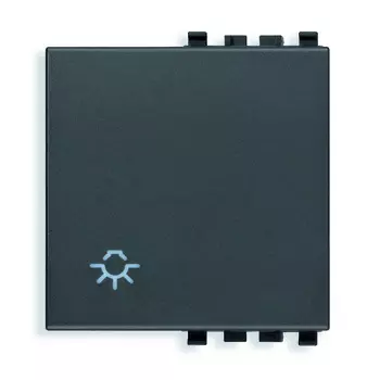 20022.L Клавиша на 2 модуля символом "лампа" Vimar Eikon