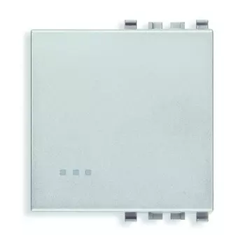 20022.N Клавиша на 2 модуля, серебро матовое Vimar Eikon