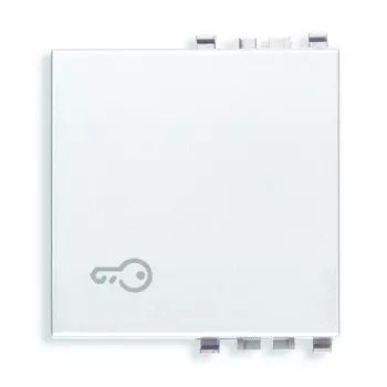 20022.P.B Клавиша на 2 модуля символом "ключ", белая Vimar Eikon