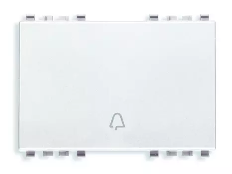 20023.C.B Клавиша на 3 модуля символом "звонок", белая Vimar Eikon