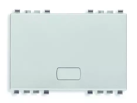 20033.N Клавиша на 3 модуля персонализируемая, серебро матовое Vimar Eikon