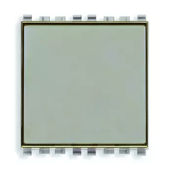 20050.N Кнопка с табличкой 1p no 10a, серебро матовое Vimar Eikon